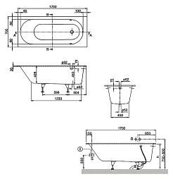 Villeroy & Boch Акриловая ванна Oberon UBQ177OBE2V-96 star white – фотография-10